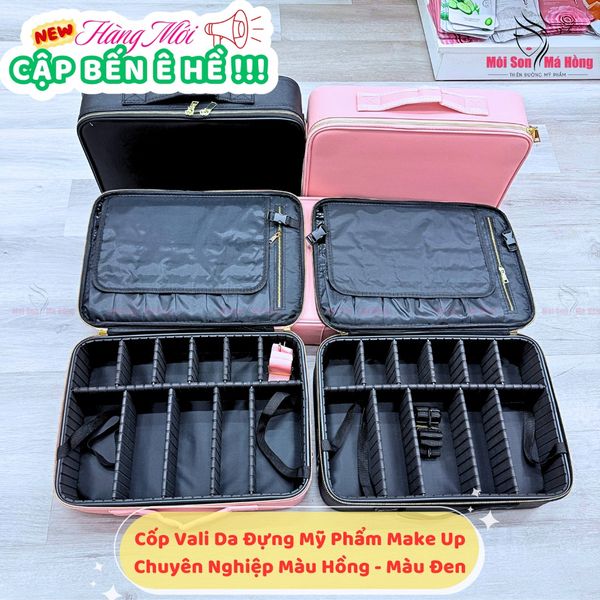 Cốp Đựng Đồ Trang Điểm Da PU 40*29*10cm size L