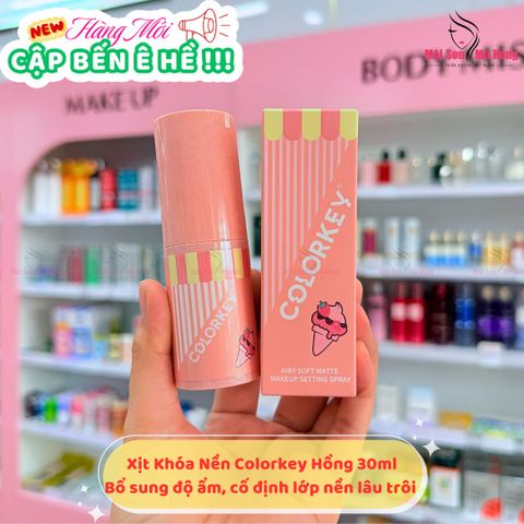 Xịt Khoá Hỗ Trợ Kiềm Dầu Makeup Colorkey Ice Cream 30ml/ 100ml