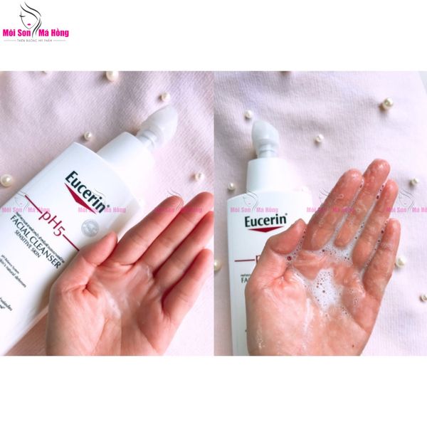 Sữa Rửa Mặt Eucerin PH5 Facial Cleanser Sensitive Skin Dịu Nhẹ Cho Da Nhạy Cảm 400ml