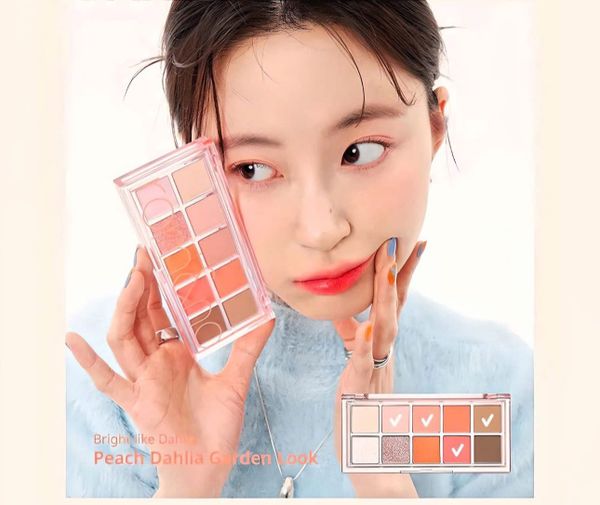Phấn Mắt Romand 10 Ô Better Than Palette #08 Peach Dahlia Garden