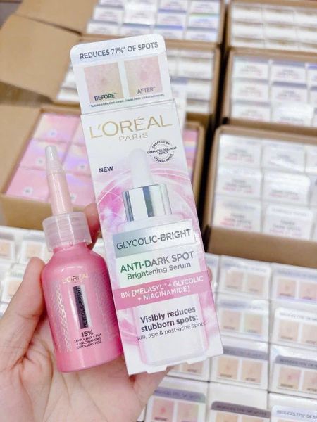 Dưỡng Chất Peel Da L'Oreal Paris Glycolic Bright Anti Dark Spot Exfoliant Peel 25mL