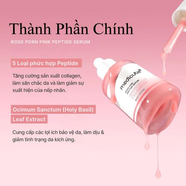 Tinh Chất Làm Sáng, Săn Chắc Da Medicube PDRN Pink Peptide Serum 30ml