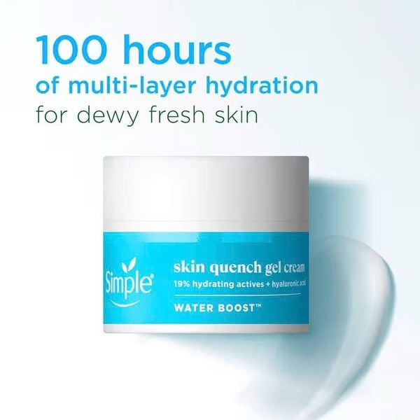 Kem Dưỡng Ẩm Simple Skin Quench Gel Cream Water Boost 50ml
