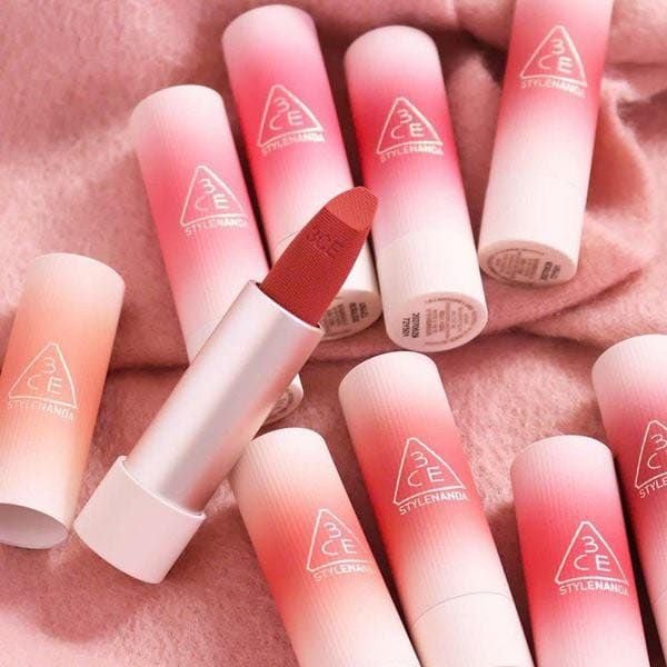 Son Thỏi 3CE Mềm Môi 06 Buddy - Hồng Cá Hồi 3.5g Cashmere Hug Lipstick