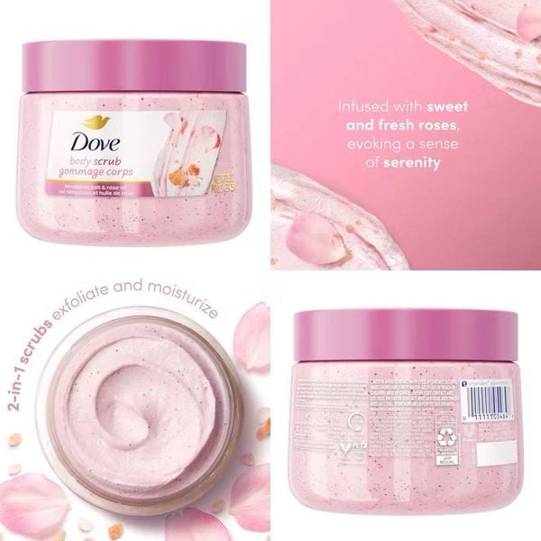 Tẩy Da Chết Dove Body Scrub 425g