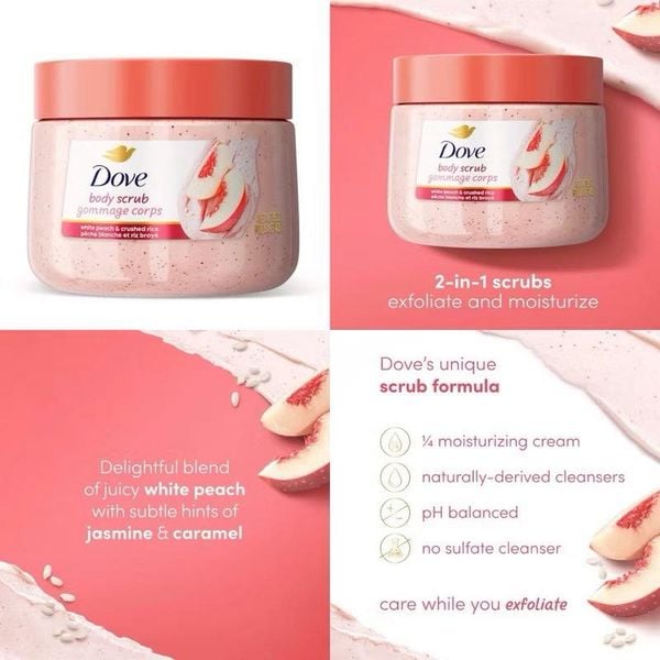 Tẩy Da Chết Dove Body Scrub 425g