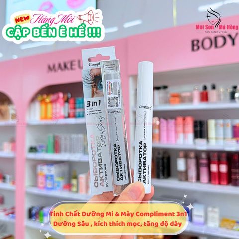 Tinh chất dưỡng mi Compliment 3in1 giúp dài mi, giảm gãy rụng 12ml