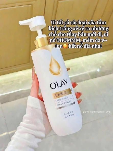 NEW Sữa Tắm Dưỡng Trắng Olay Nội Địa Trung Vitamin C + B3 500g (Mẫu mới)