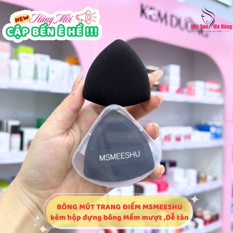 MSMEESHU Mút Trang Điểm Mềm Mịn Kèm Hộp Đựng