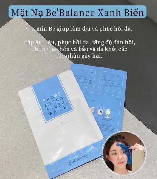 Mặt Nạ Dưỡng Da 3 Bước Be Balance Micro Fiber Mask 30g (1 miếng)