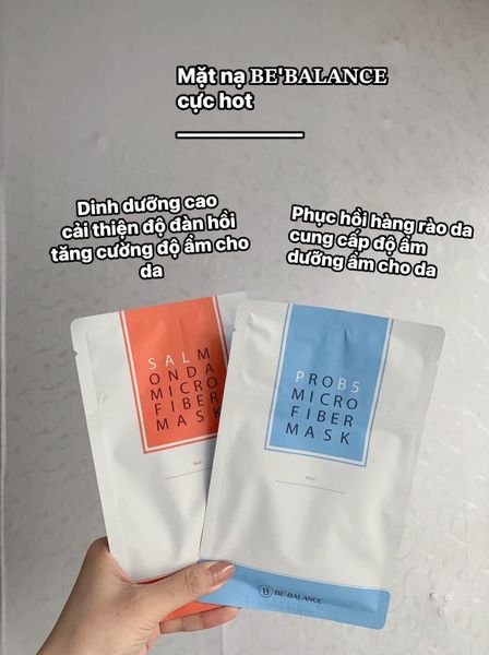 Mặt Nạ Dưỡng Da 3 Bước Be Balance Micro Fiber Mask 30g (1 miếng)
