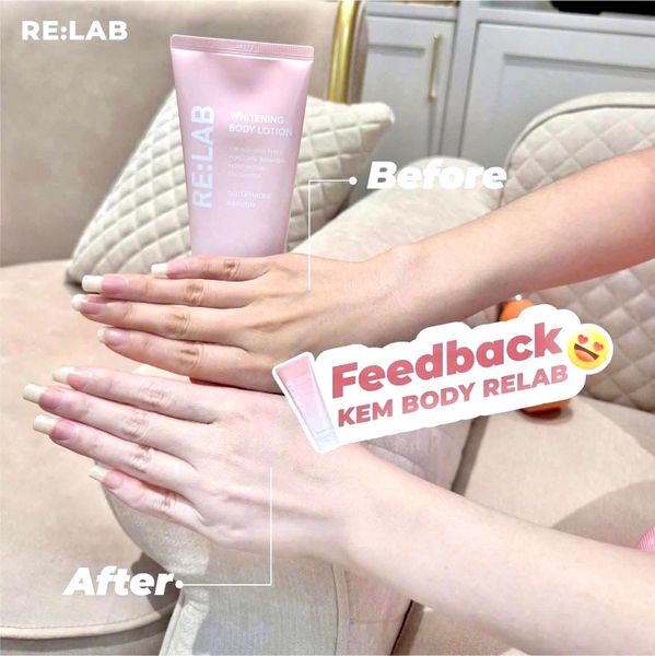 Kem Body Relab Whitening Body Lotion Hàn Quốc chính hãng 200ml