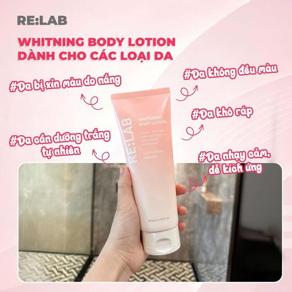 Kem Body Relab Whitening Body Lotion Hàn Quốc chính hãng 200ml