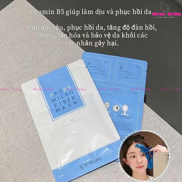 Mặt Nạ Dưỡng Da 3 Bước Be Balance Micro Fiber Mask 30g (1 miếng)