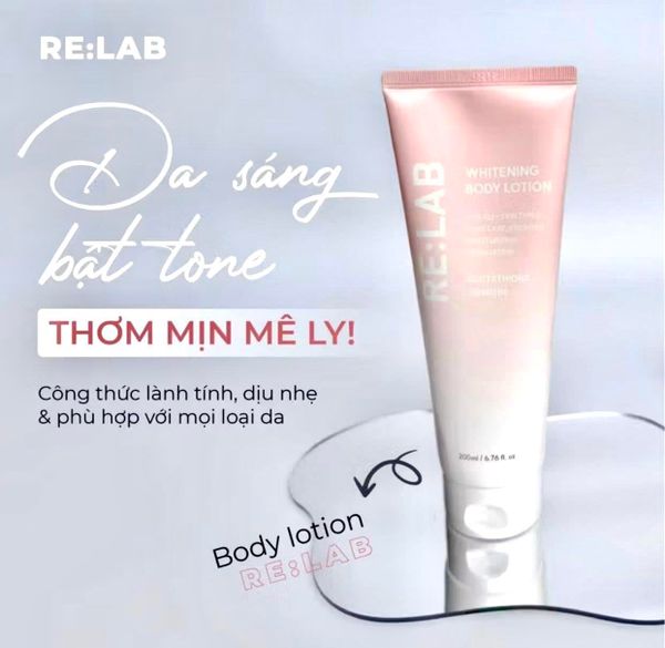 Kem Body Relab Whitening Body Lotion Hàn Quốc chính hãng 200ml