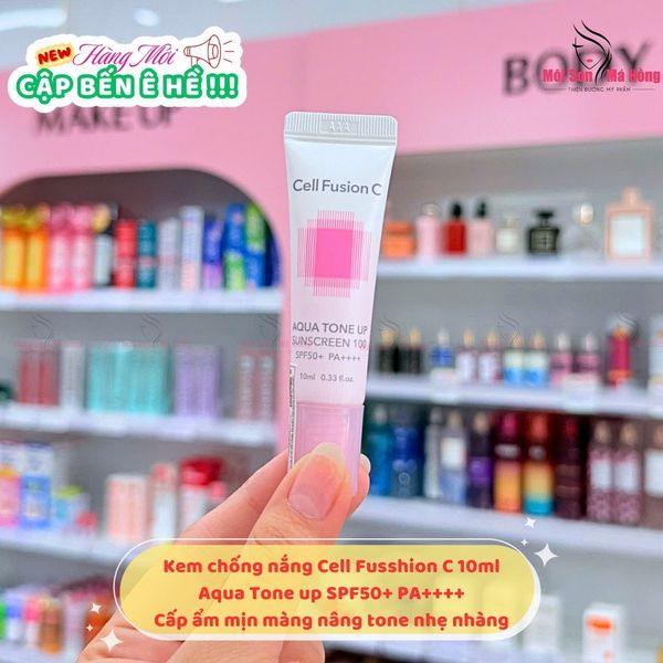 Kem Chống Nắng Cell Fusion C Aqua Tone Up Sunscreen 100 SPF50+ PA++ 10ML/ 50mL