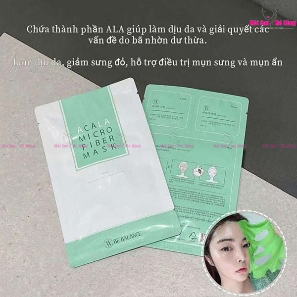 Mặt Nạ Dưỡng Da 3 Bước Be Balance Micro Fiber Mask 30g (1 miếng)