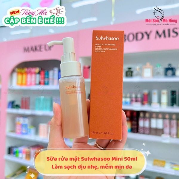 Sữa Rửa Mặt Cao Cấp Dịu Nhẹ Sulwhasoo Gentle Cleansing Foam 50ml/ 200ml