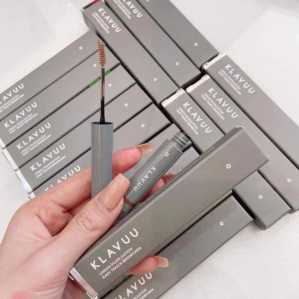 Chuốt lông mày Klavuu Urban Pearlsation Easy Touch Browcara - Nâu sáng