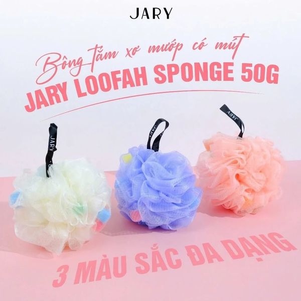 Bông Tắm Xơ Mướp JARY Loofah Bath Sponge - 50g