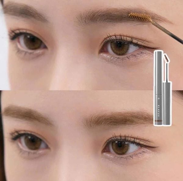 Chuốt lông mày Klavuu Urban Pearlsation Easy Touch Browcara - Nâu sáng