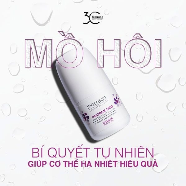 Lăn Khử Mùi Biotrade Odorex Deo Antiperspirant Roll-On - 20mL