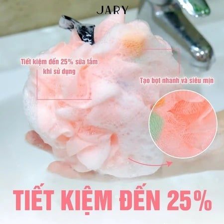 Bông Tắm Xơ Mướp JARY Loofah Bath Sponge - 50g