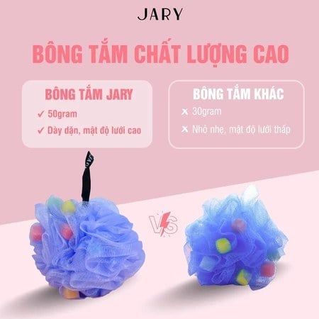 Bông Tắm Xơ Mướp JARY Loofah Bath Sponge - 50g