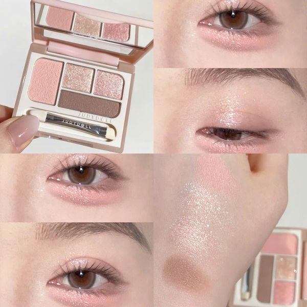 Bảng mắt Judydoll 4 ô kèm bắt sáng JudydoLL Under Eyeshadow Palette 3.2g 02