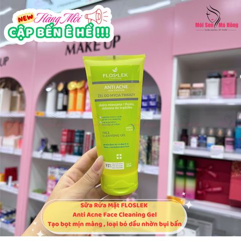 (CÔNG TY) Sữa Rửa Mặt Floslek Pharma Anti Acne Face Cleansing Gel 200mL