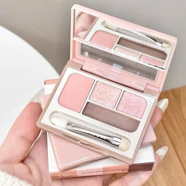 Bảng mắt Judydoll 4 ô kèm bắt sáng JudydoLL Under Eyeshadow Palette 3.2g 02