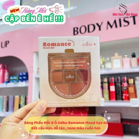 Bảng Màu Mắt 8 Ô Odbo Romance Mood Eye Palette - 03