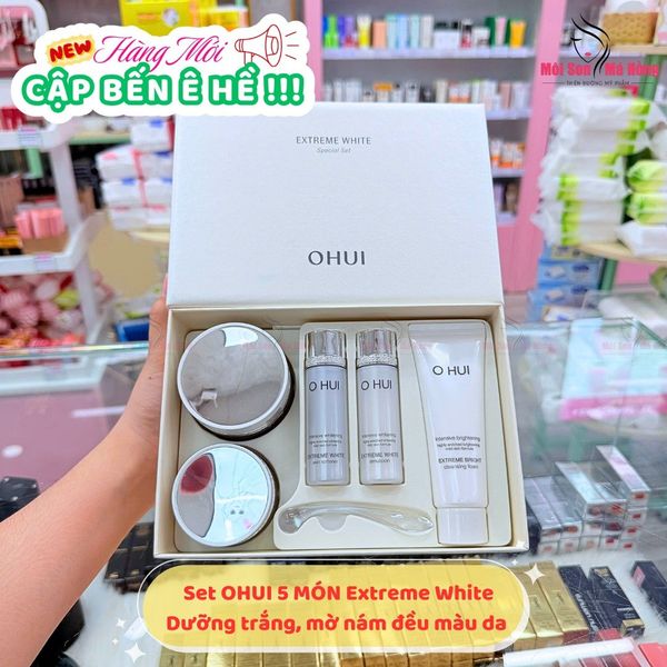 Bộ kem dưỡng trắng da OHUI Extreme White Cream Special Set