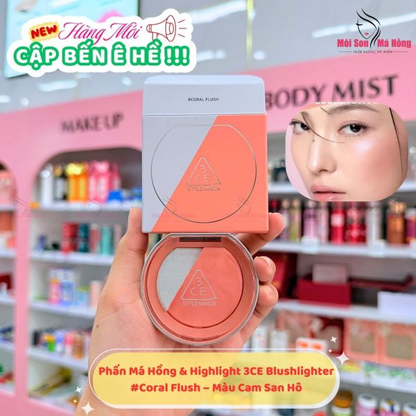 Phấn Má Hồng Bắt Sáng 3CE Blush Lighter
