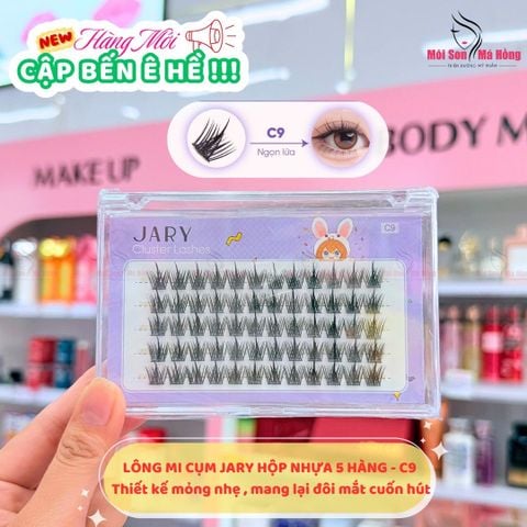 Lông Mi Giả Jary Cluster Lashes Hộp 5 Hàng - C9 Ngọn Lửa