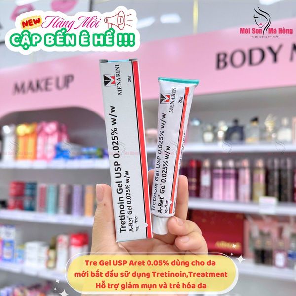 Tretinoin USP Aret Menarini chính hãng (Ấn Độ)