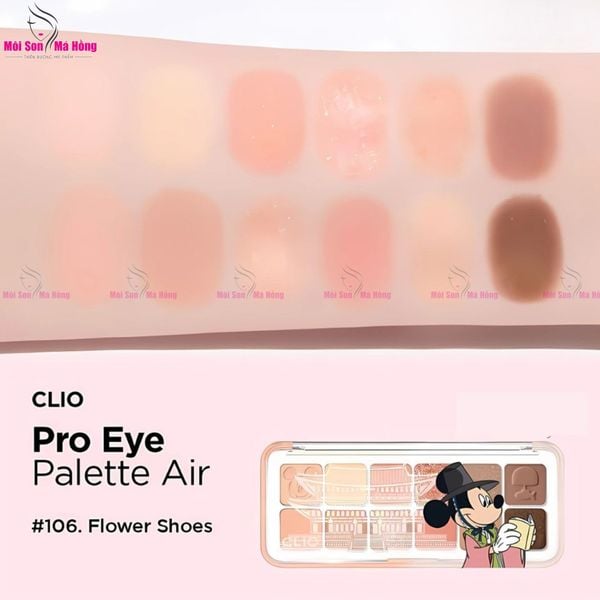 [Mẫu Mới] Màu Mắt 12 Ô Clio Pro Eye Palette Air #106