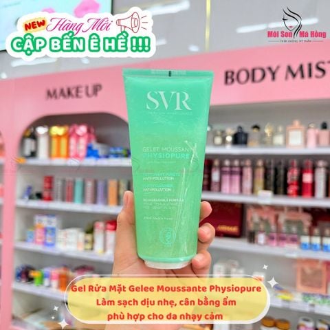 Sữa Rửa Mặt Cho Da Nhạy Cảm SVR Dạng Gel Physiopure Gelee Moussante (Nhập Khẩu) (Mẫu Mới)