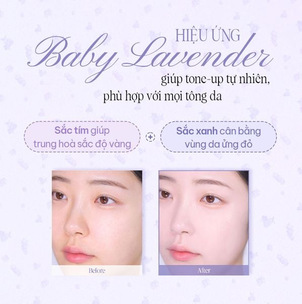 Kem chống nắng nâng tone, hiệu chỉnh da Màu tím Espoir Water Splash Tone Up Lasting Sun Cream SPF50+ PA++++ 50ml