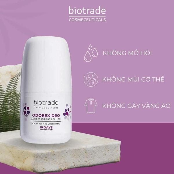 Lăn Khử Mùi Biotrade Odorex Deo Antiperspirant Roll-On - 20mL