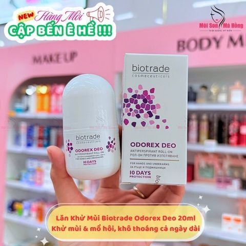Lăn Khử Mùi Biotrade Odorex Deo Antiperspirant Roll-On - 20mL