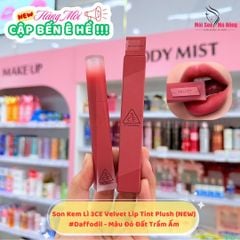 NEW Son Kem Lì 3CE Nhung Lì Velvet Lip Tint Plush 4g
