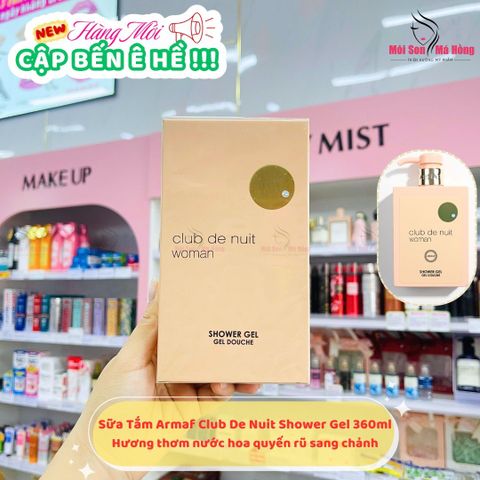 Gel tắm hương nước hoa nữ Armaf Club De Nuit Woman Shower 360ml
