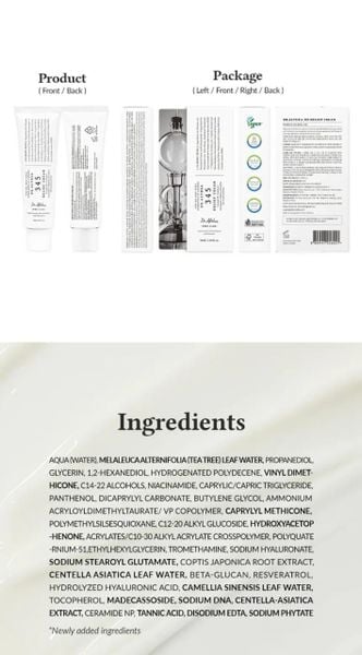 (CÔNG TY) Kem dưỡng ẩm, phục hồi da Dr.Althea 345 Relief Cream 50ml