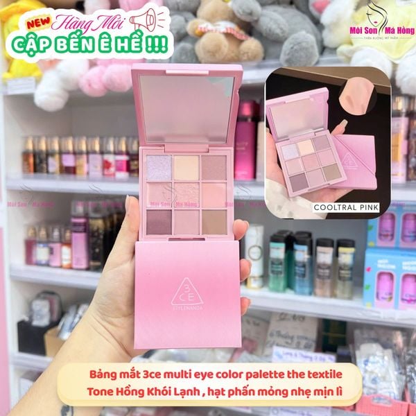 Phấn Mắt 9 Ô 3CE Multi Eye Color Palette The Textile 8g