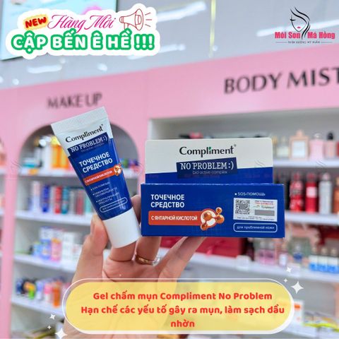 Gel Dưỡng Da  Compliment No Problem SOS 25mL mụn đỏ, mụn mủ