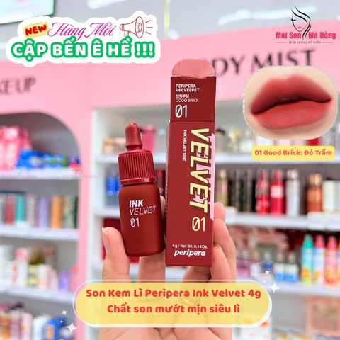 PERIPERA Son Ink Velvet - 01 Good Brick