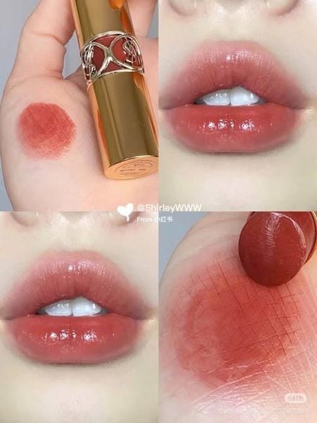 Son YSL Loveshine Lipstick 122 Caramel Swirl