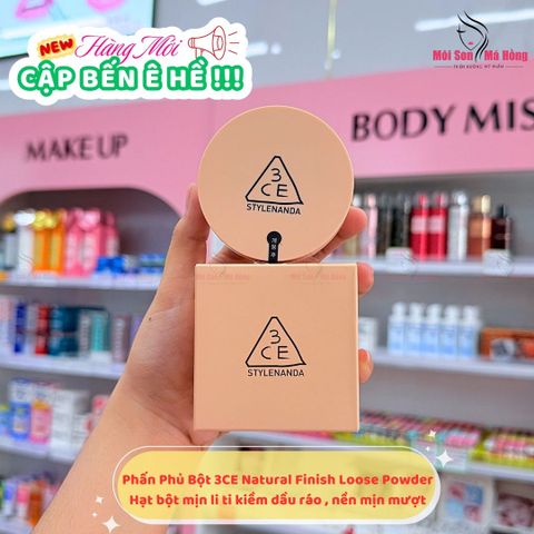 Phấn Phủ Bột 3CE Natural Finish Loose Powder 8.5g