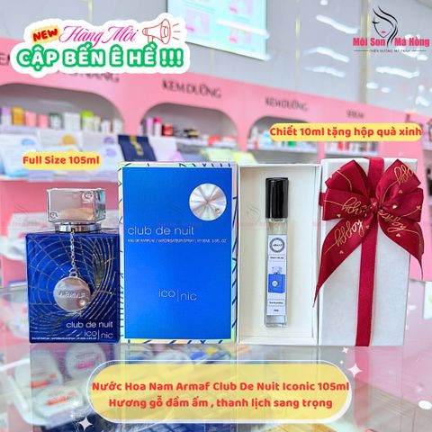 Nước hoa nam Armaf Mens Club De Nuit Blue Iconic EDP 105m